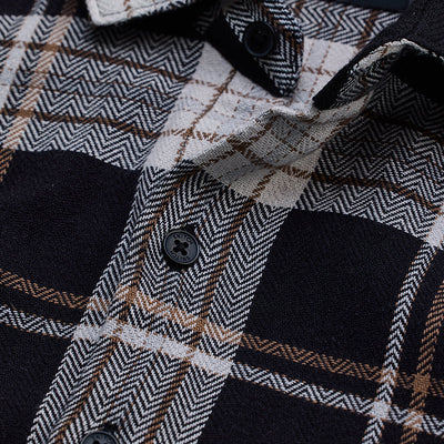 Black Checks Slim Fit Shirt
