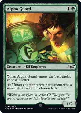 Alpha Guard [129] [Unfinity] [Non-Foil]
