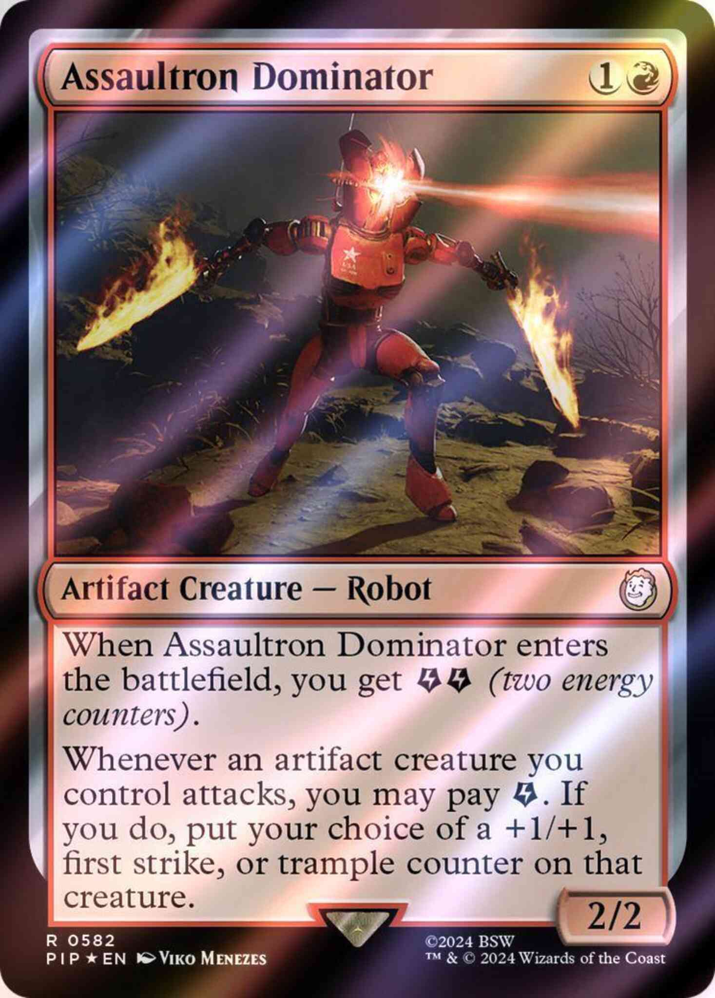Assaultron Dominator [582] [Fallout] [Surge Foil]