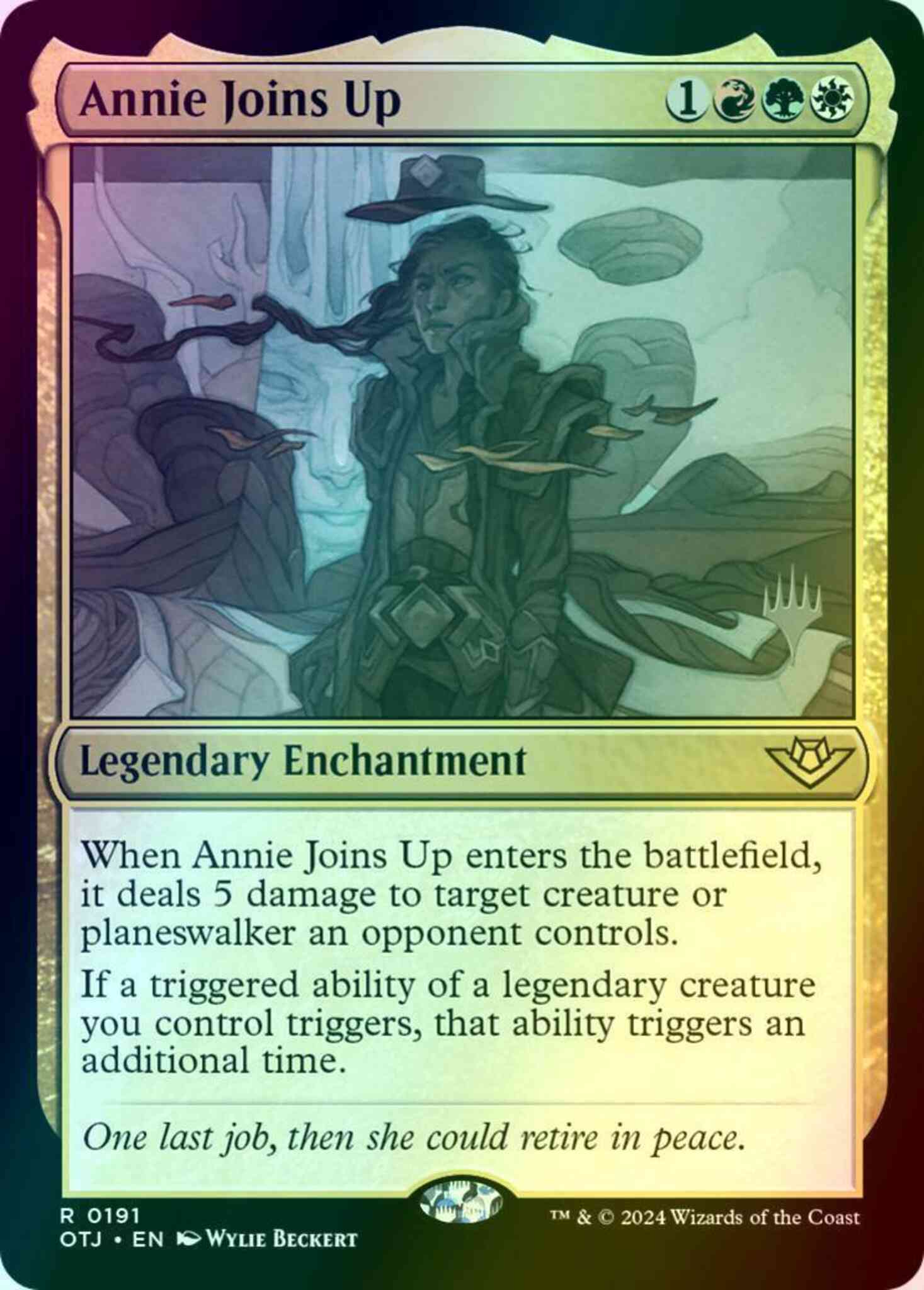 Annie Joins Up [191p] [Promo Pack] [Outlaws of Thunder Junction: Promos] [Foil]