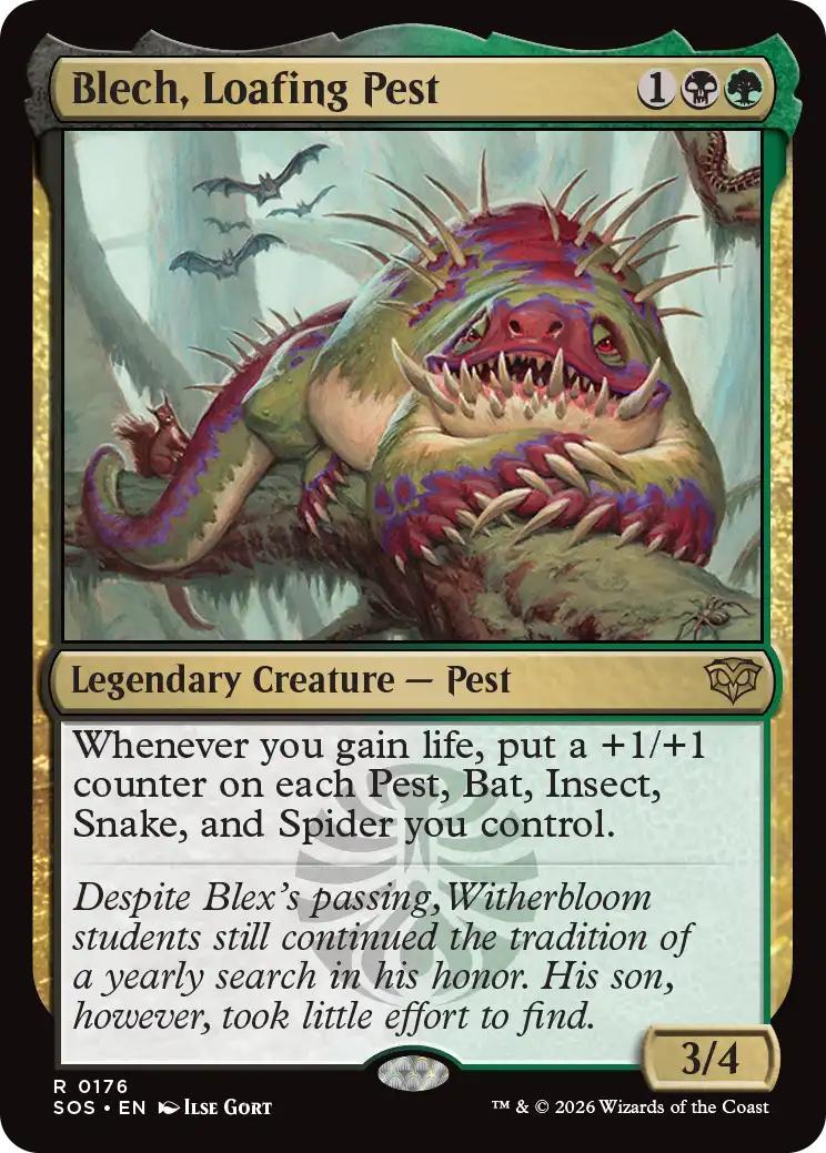 Blech, Loafing Pest [176] [Secrets of Strixhaven] [Non-Foil]