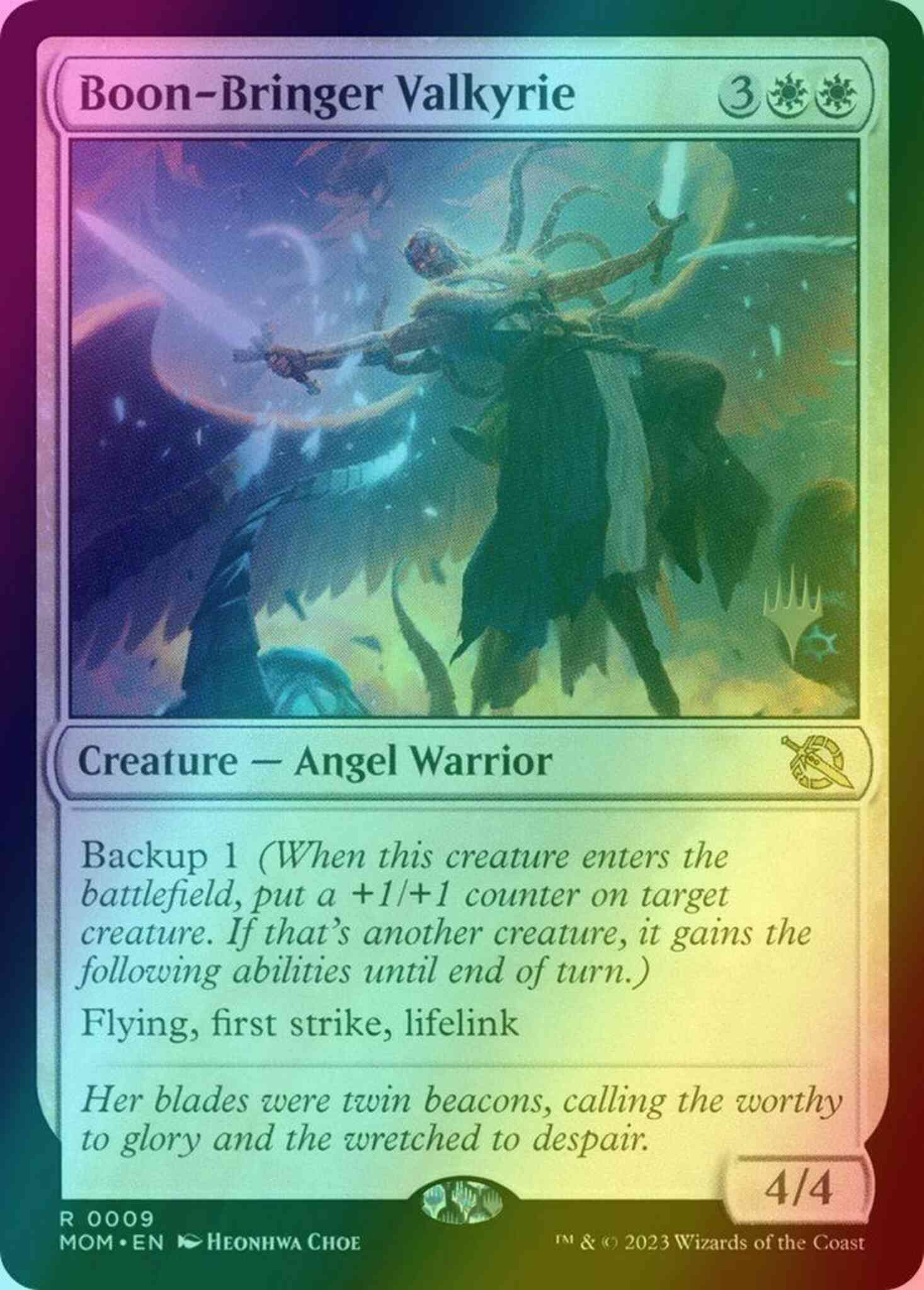 Boon-Bringer Valkyrie [9p] [Promo Pack] [March of the Machine: Promos] [Foil]