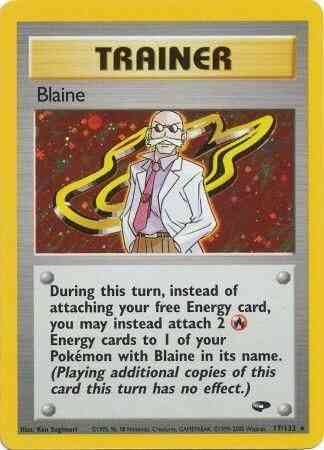 Blaine - 17/132 - Rare - Unlimited [gym2U-17] [Holo]