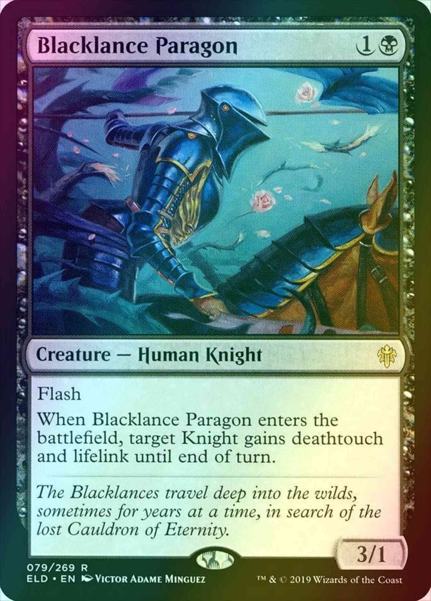 Blacklance Paragon [79] [Throne of Eldraine] [Foil]