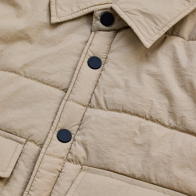 Beige Double Pocket Jacket