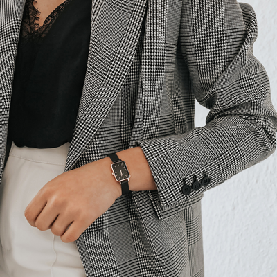 Quadro Pressed Ashfield Black & Rose Gold