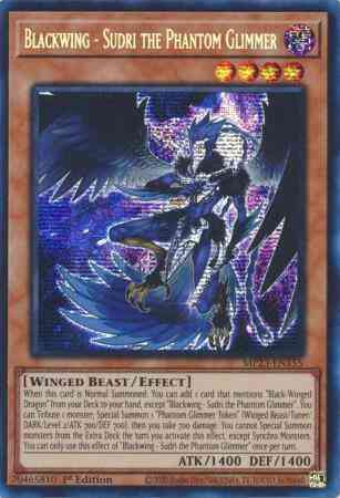 Blackwing - Sudri the Phantom Glimmer - MP23-EN155 - Prismatic Secret Rare - 1st Edition
