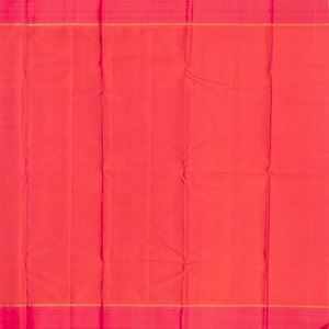 Black Handloom Kanchipuram Korvai Silk Saree With Zari Checks