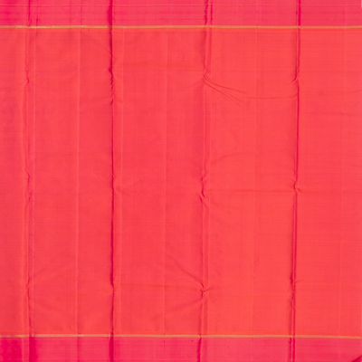 Black Handloom Kanchipuram Korvai Silk Saree With Zari Checks