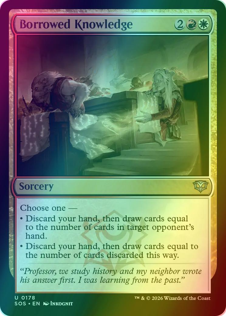 Borrowed Knowledge [178] [Secrets of Strixhaven] [Foil]