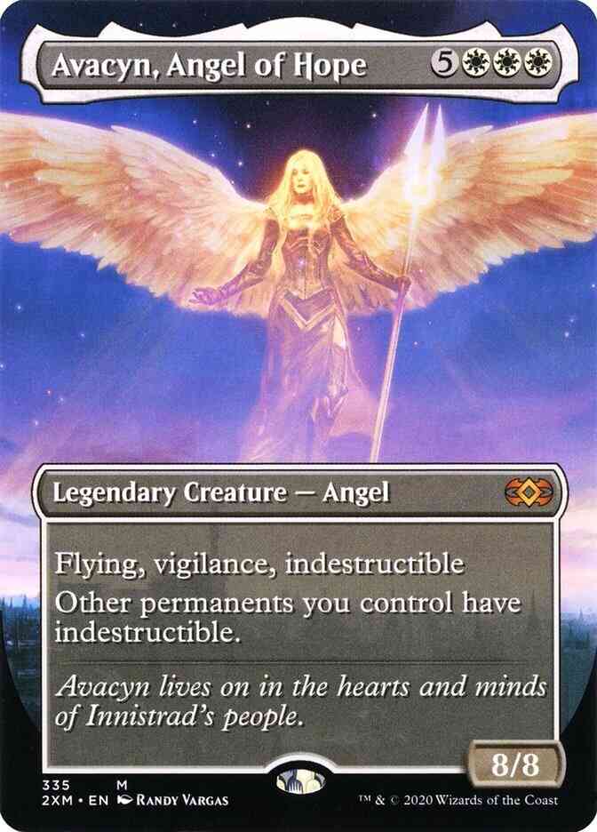 Avacyn, Angel of Hope [335] [Borderless] [Double Masters] [Non-Foil]