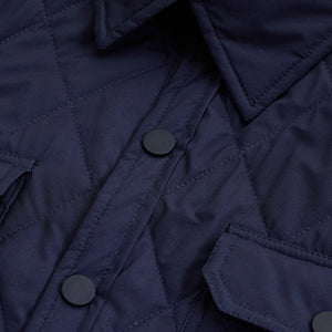 Navy Double Pocket Relaxed Fit Jacket