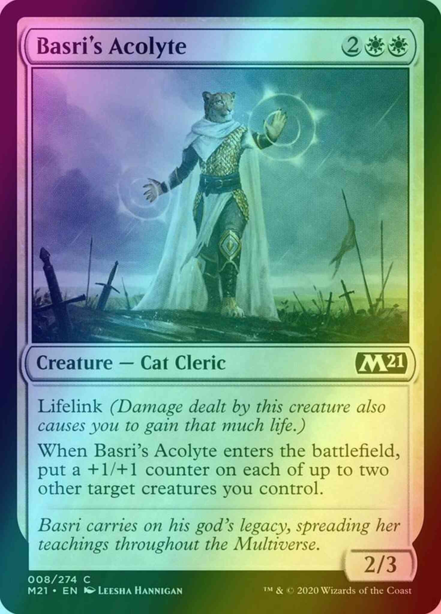 Basri's Acolyte [8] [Core Set 2021] [Foil]