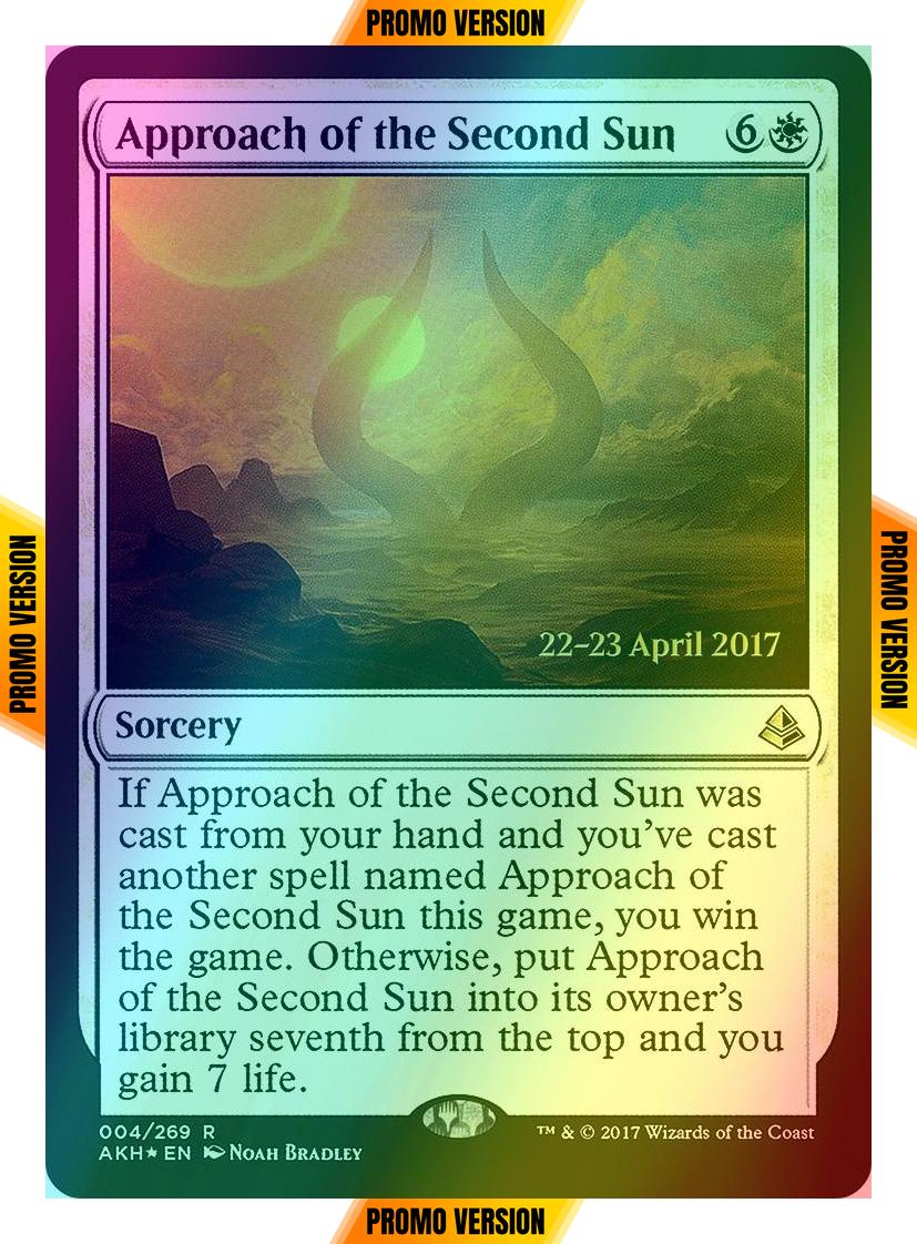 Approach of the Second Sun [4s] [Amonkhet Promos] [Foil]