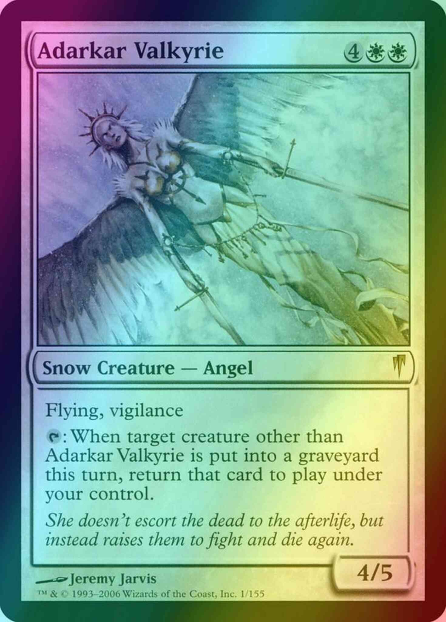 Adarkar Valkyrie [1] [Coldsnap] [Foil]