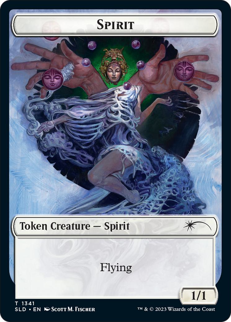 Angel Token (01) // Spirit Token (1341) [TAFR-1] [AFR/SLD Set Symbol] [The List] [Non-Foil]