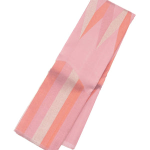 Dusty Pink Handloom Kanchipuram Silk Saree With Triangle Motifs