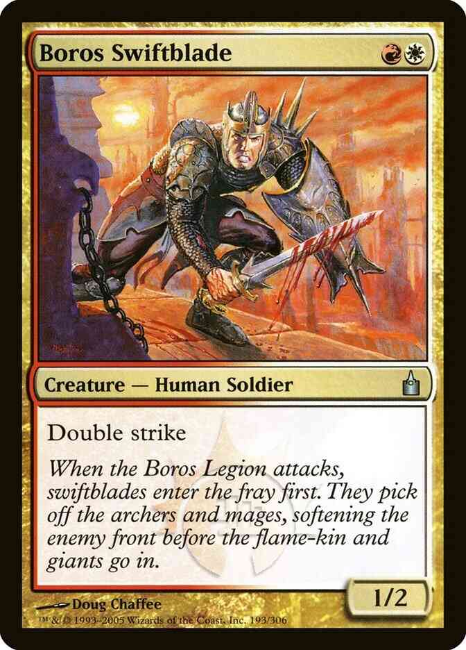 Boros Swiftblade [193] [Ravnica City Of Guilds] [Non-Foil]