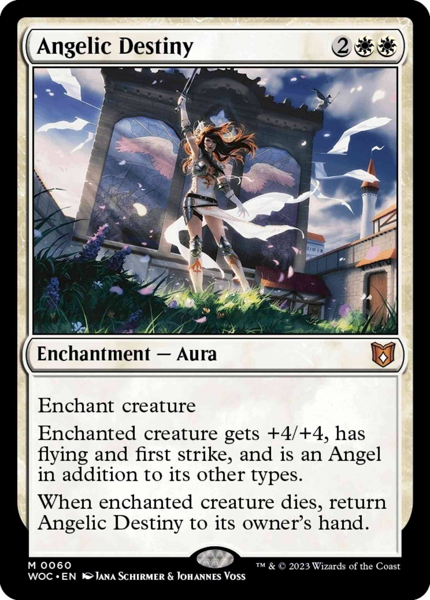 Angelic Destiny [60] [Wilds of Eldraine: Commander] [Non-Foil]