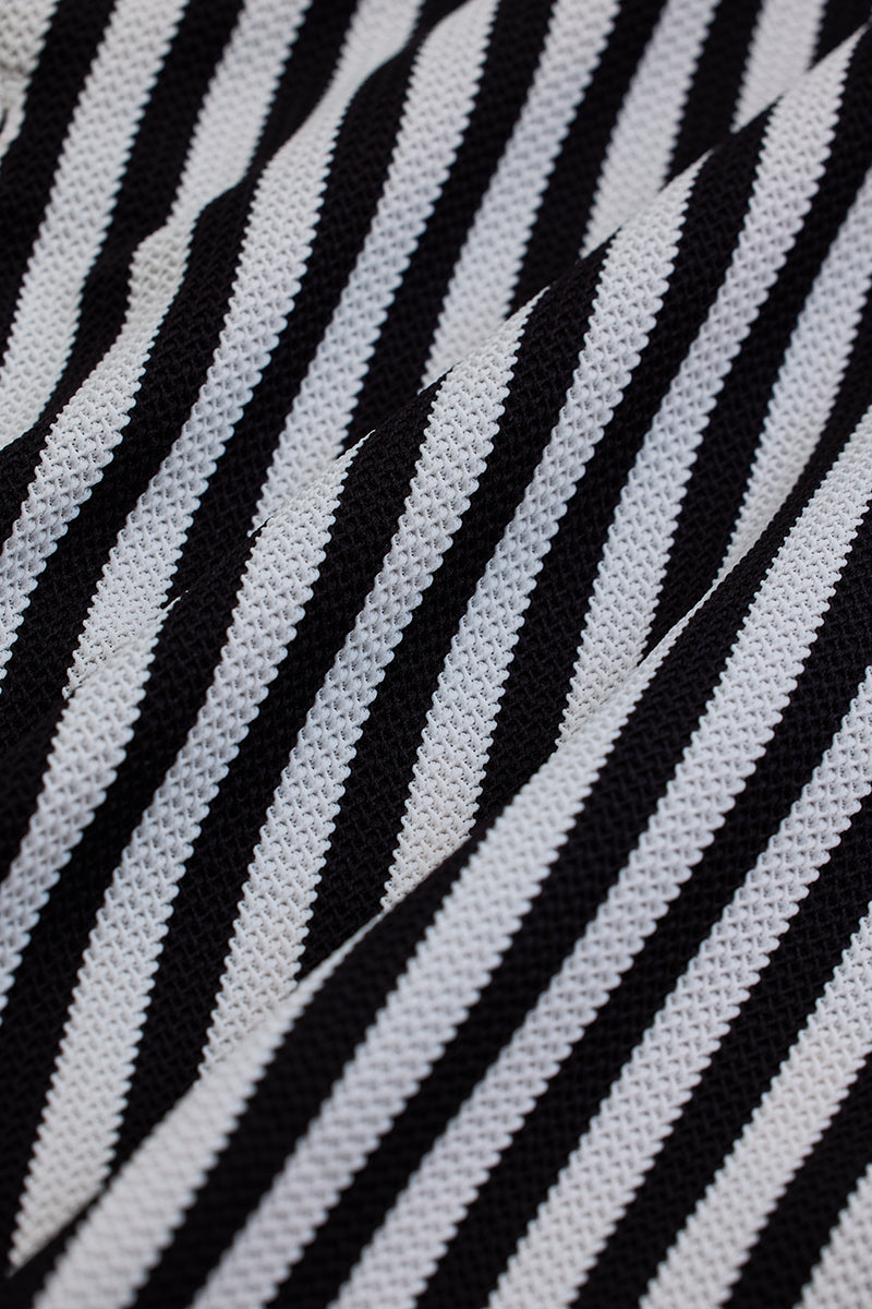 Black Stripes Slim Fit Shirt