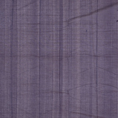 Purple Handloom Kanchi Cotton Saree With Raindrop Buttas