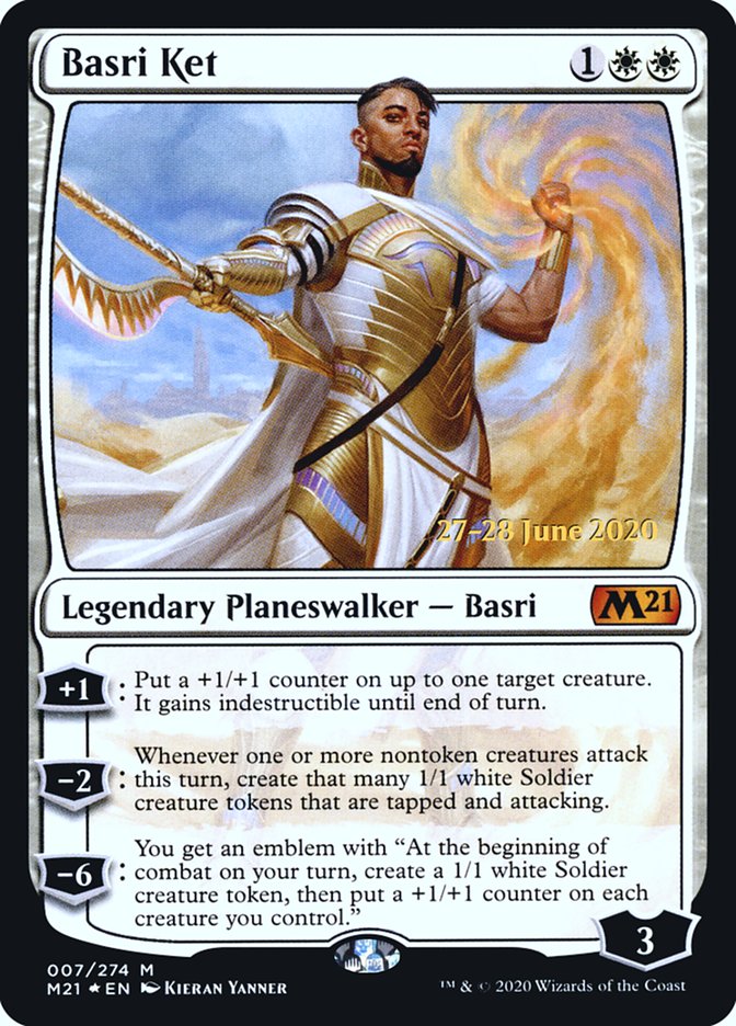 Basri Ket [Prerelease] [7s] [Core Set 2021 Promos] [Foil]