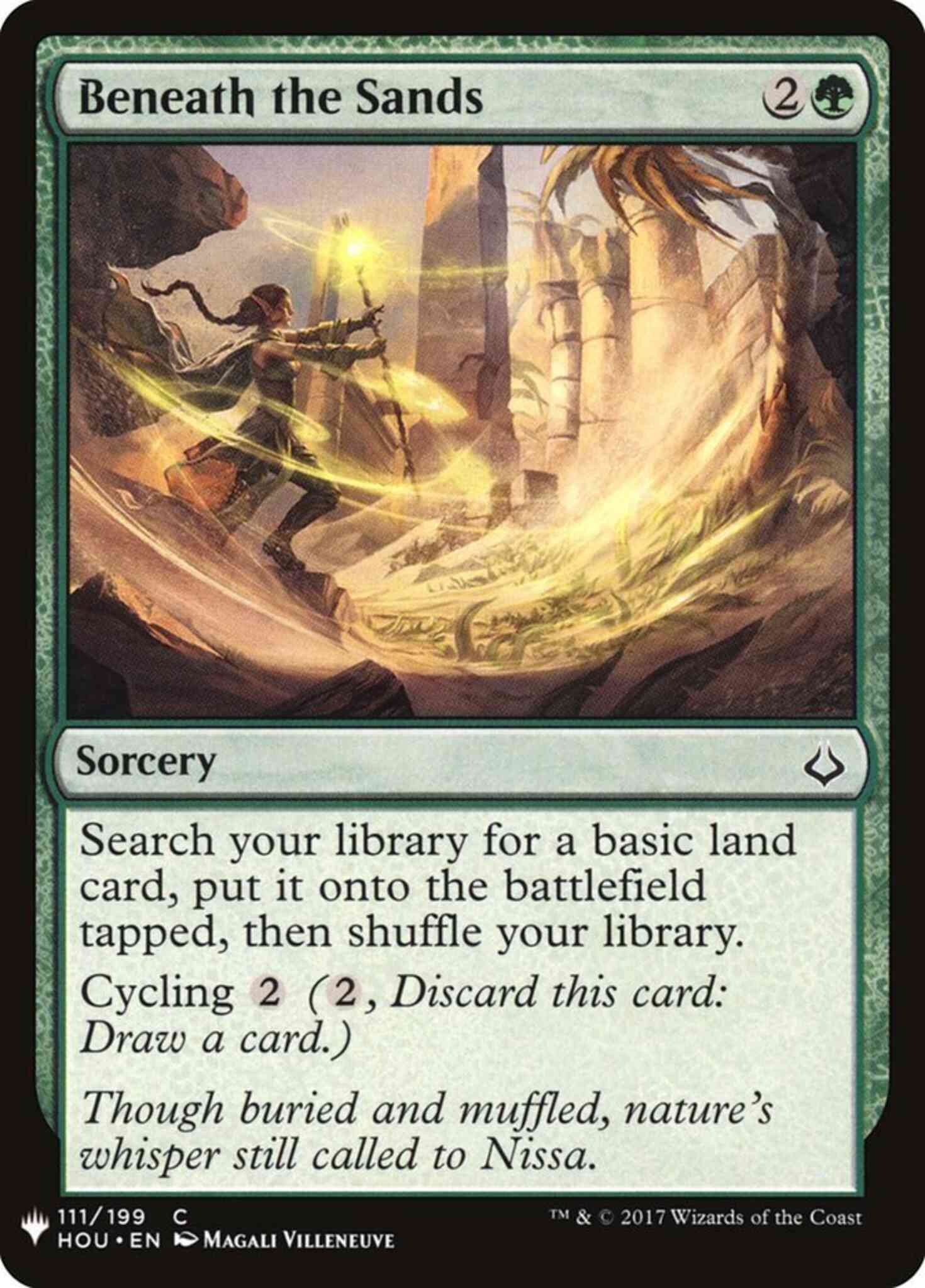 Beneath the Sands [HOU-111] [The List] [Non-Foil]