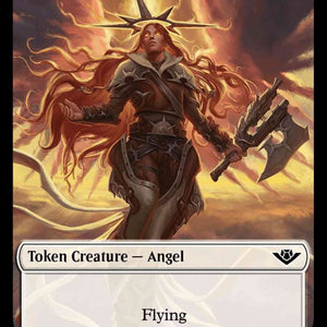 Angel Token (02) // Plot Token (20) [Outlaws of Thunder Junction: Tokens] [Non-Foil]