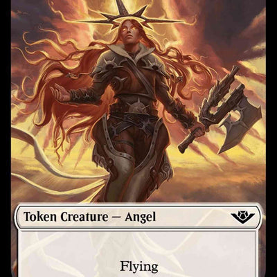 Angel Token (02) // Plot Token (20) [Outlaws of Thunder Junction: Tokens] [Non-Foil]
