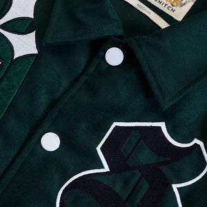 Legends Anarchy Dark Green Varsity Jacket