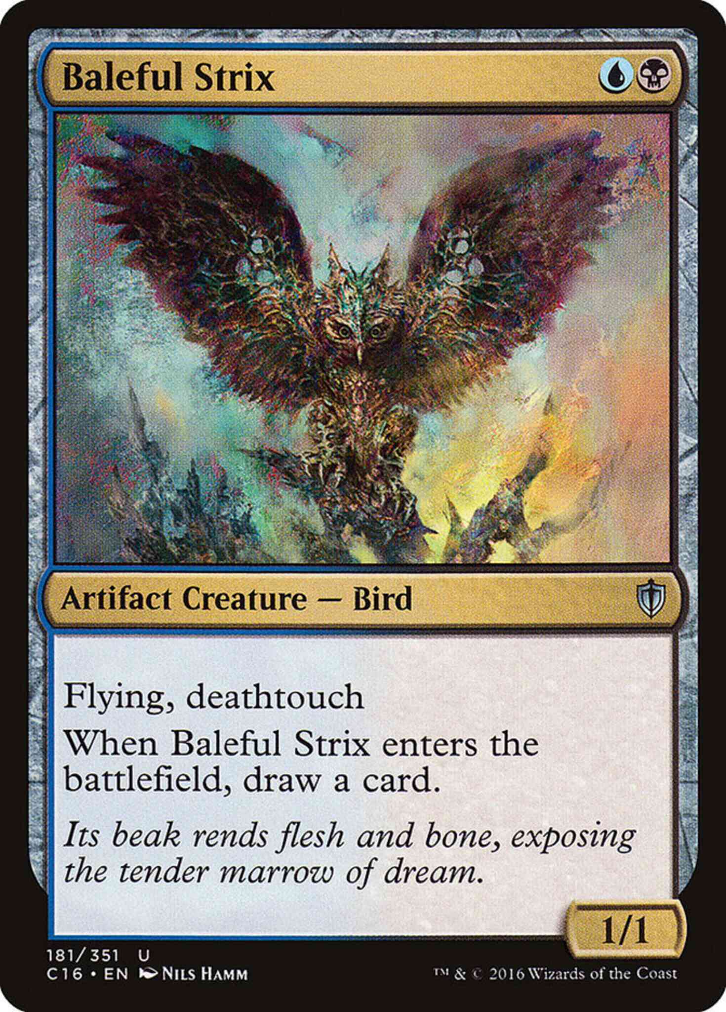 Baleful Strix [181] [Commander 2016] [Non-Foil]