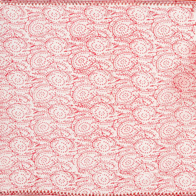 White Woven Jaipur Cotton Saree Printed And Floral  Motifs