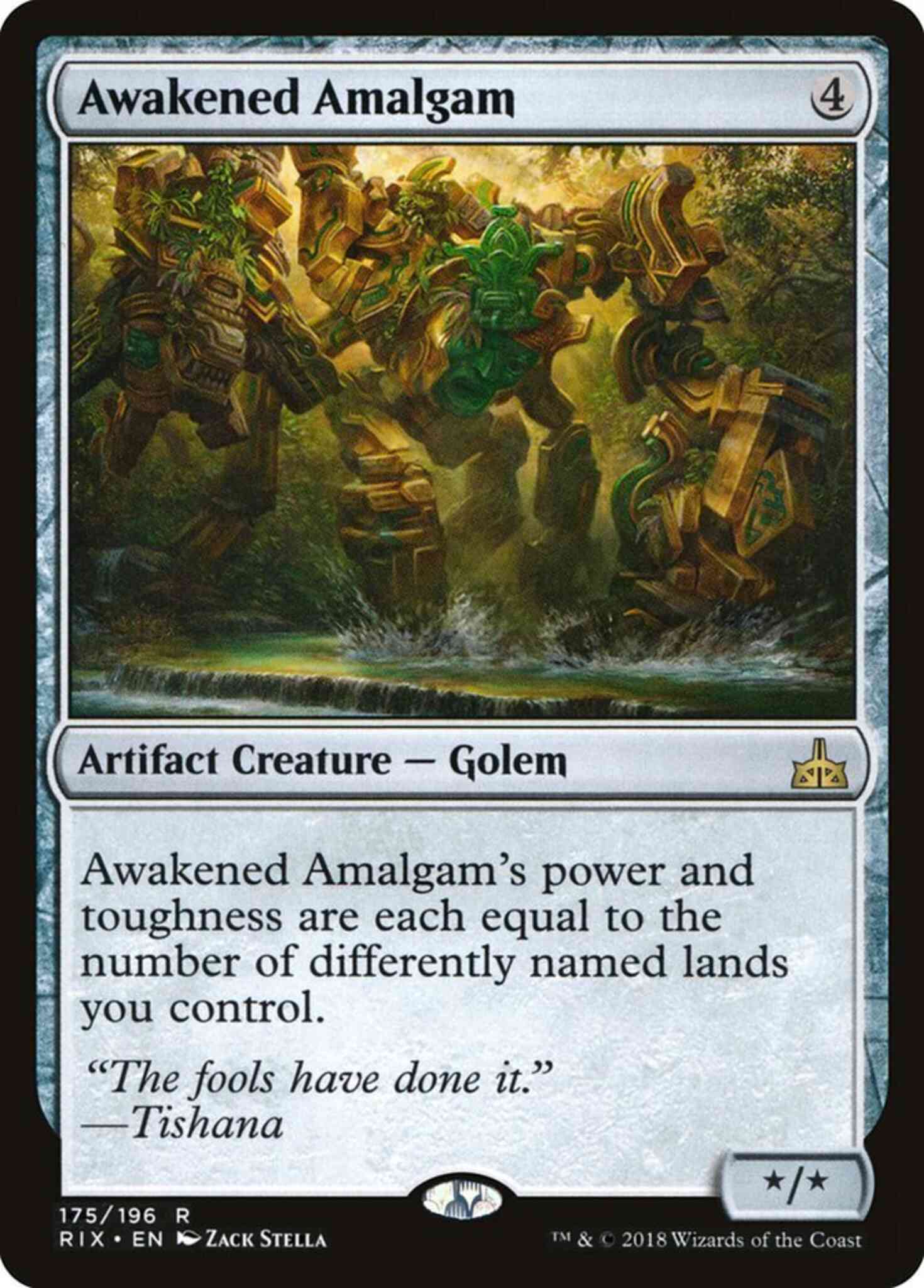 Awakened Amalgam [175] [Rivals of Ixalan] [Non-Foil]
