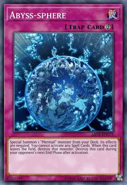 Abyss-sphere - ABYR-EN072 - Ultra Rare - 1st Edition