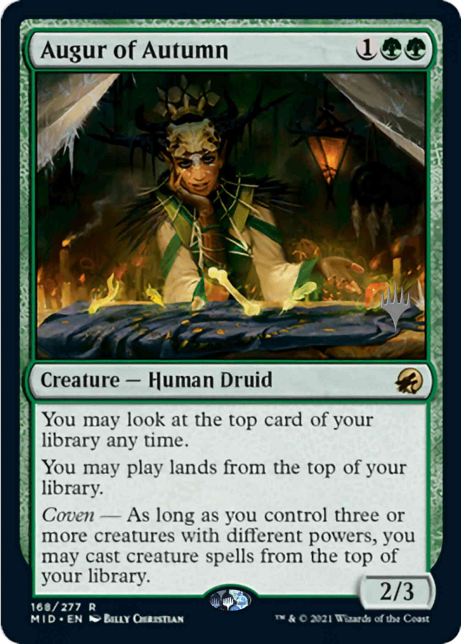 Augur of Autumn [Promo Pack] [168p] [Innistrad: Midnight Hunt Promos] [Non-Foil]