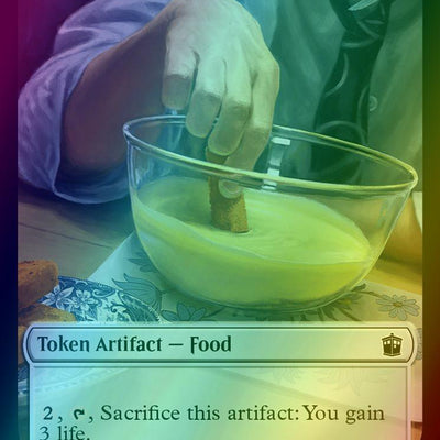 Alien Angel Token (11) // Food Token (26) [Universes Beyond: Doctor Who: Tokens] [Foil]