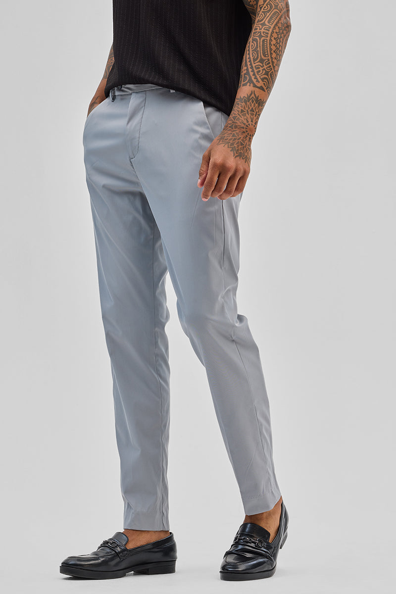 Light Grey Slim Fit Chinos