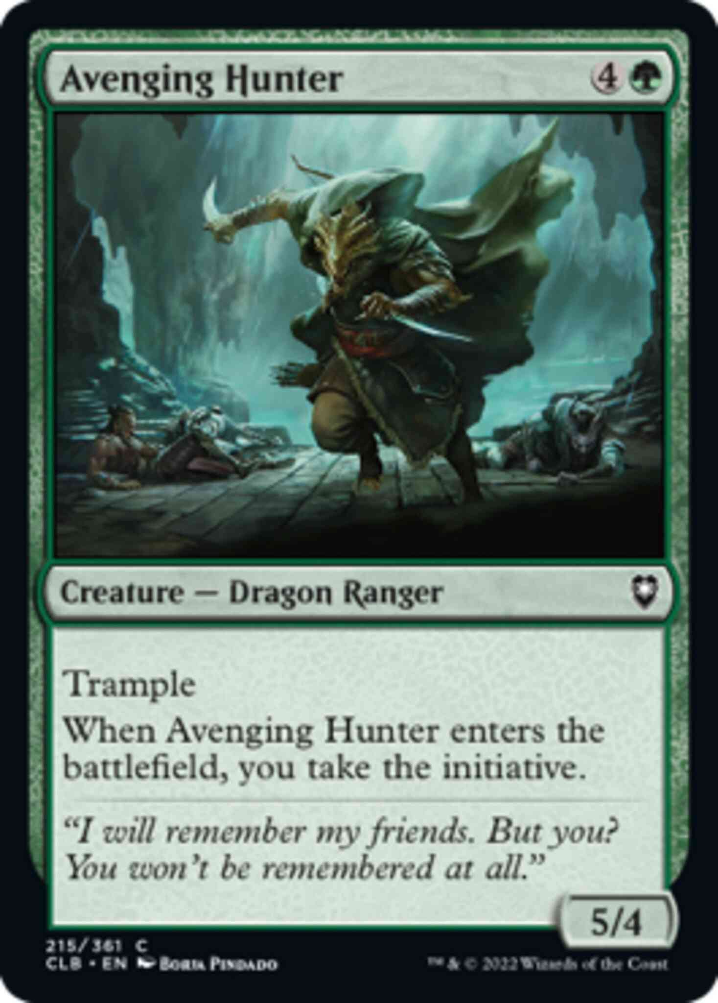 Avenging Hunter [215] [Commander Legends: Battle for Baldur's Gate] [Non-Foil]