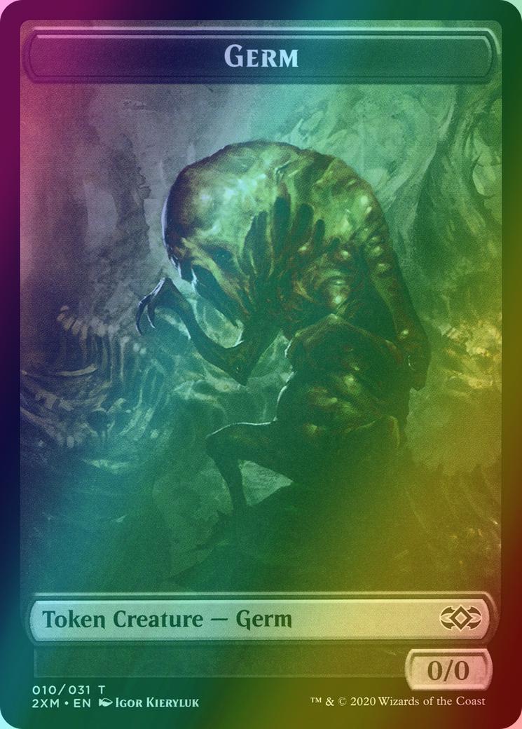 Ape Token (12) // Germ Token (10) [Double Masters Tokens] [Foil]