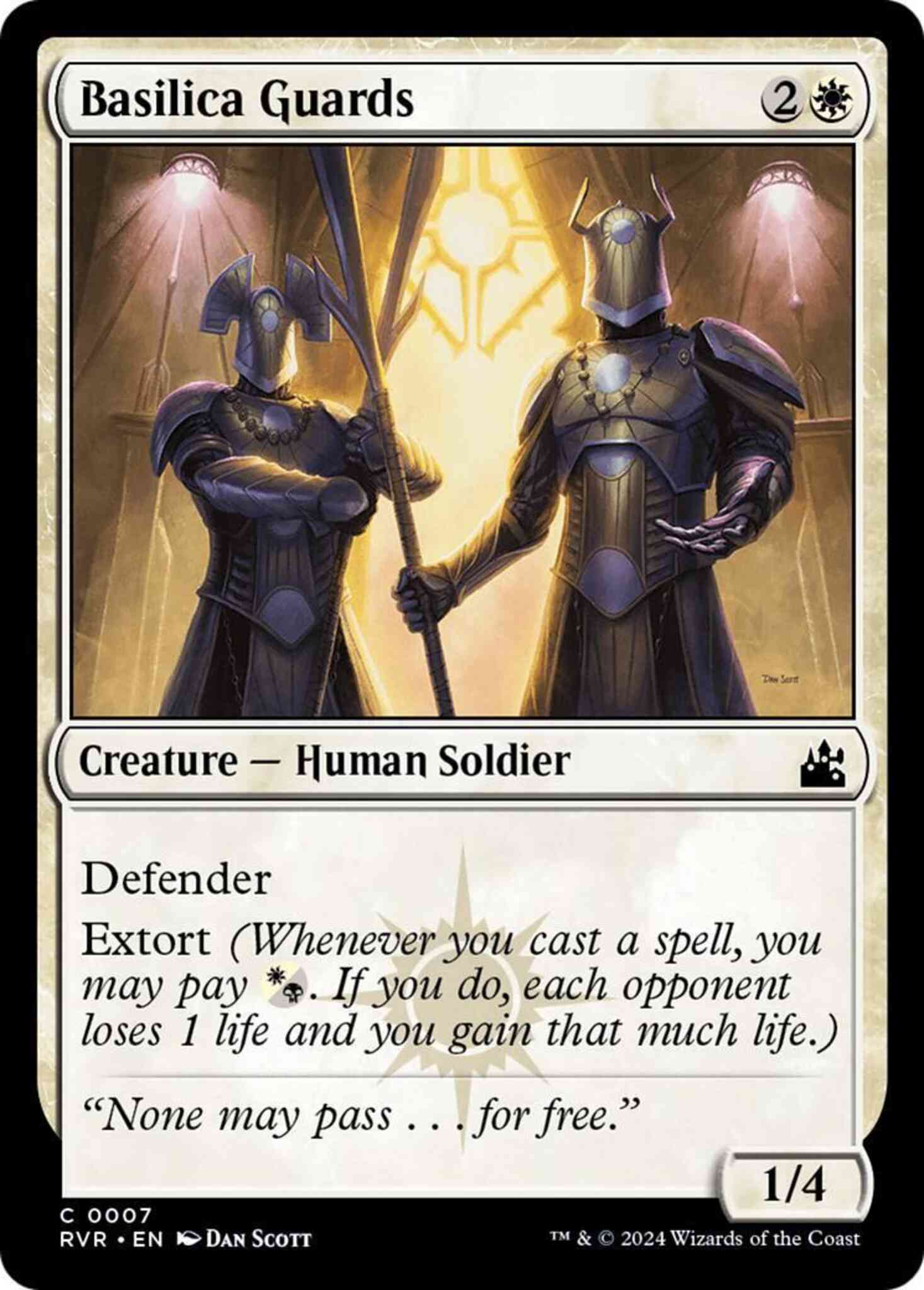 Basilica Guards [7] [Ravnica Remastered] [Non-Foil]