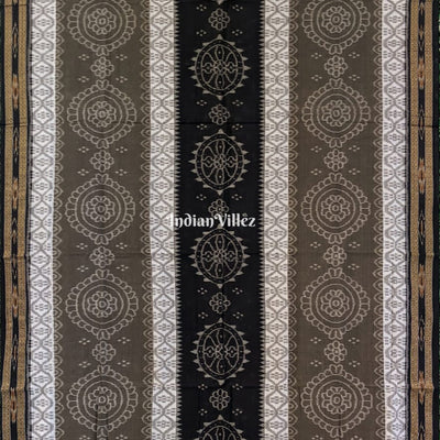 Multicolored Sambalpuri Ikat Maniabandha Cotton Saree