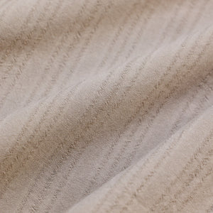Beige Slim Fit Stripes Shirt