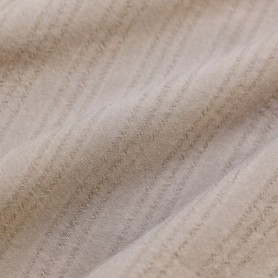 Beige Slim Fit Stripes Shirt