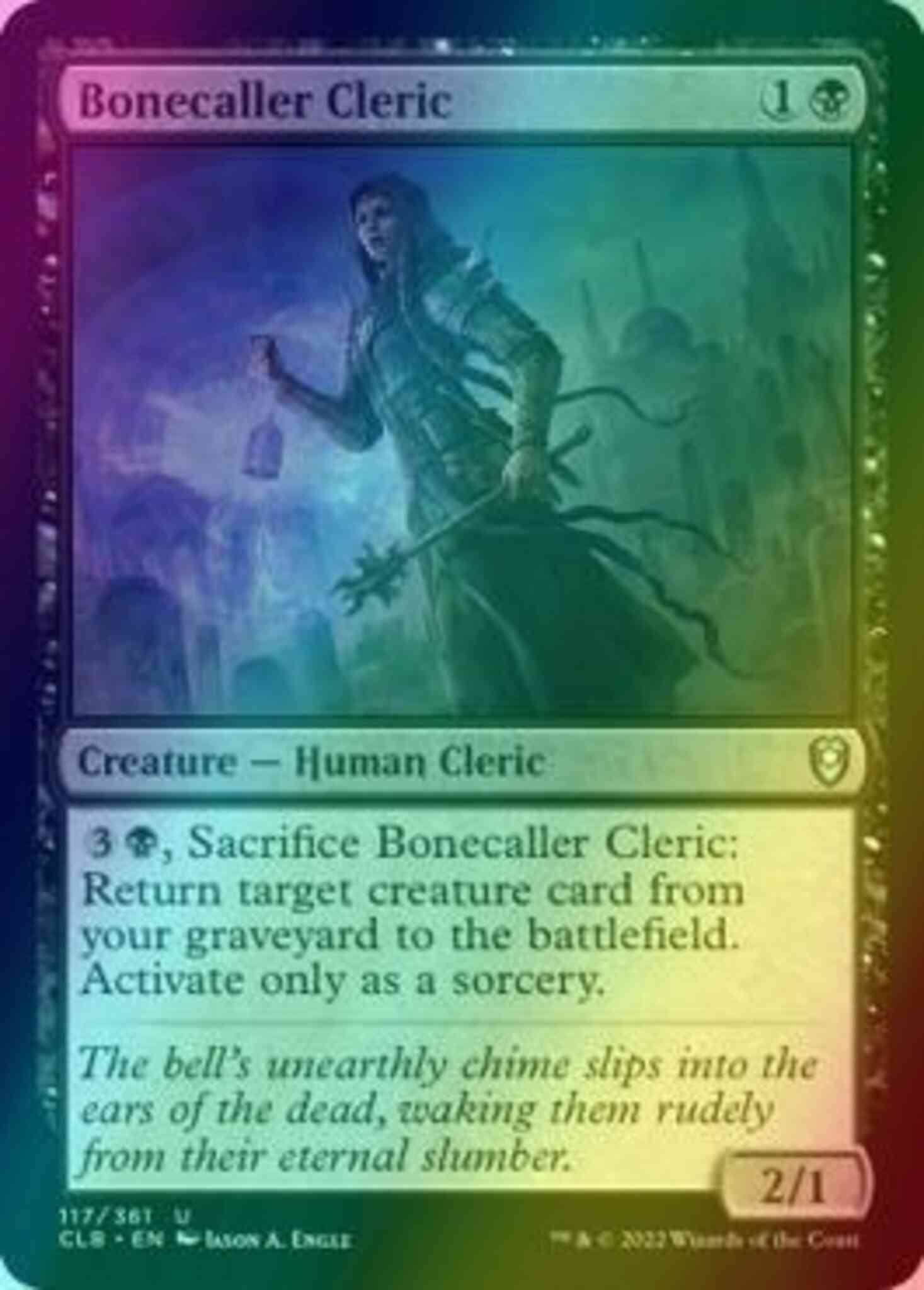 Bonecaller Cleric [117] [Commander Legends: Battle for Baldur's Gate] [Foil]