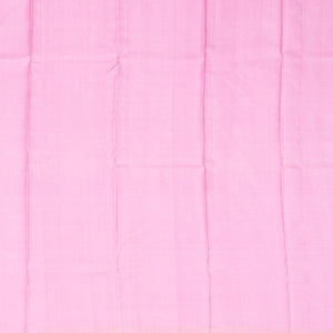 Baby Pink Handloom Kanchipuram Silk Saree With Comb tooth Border