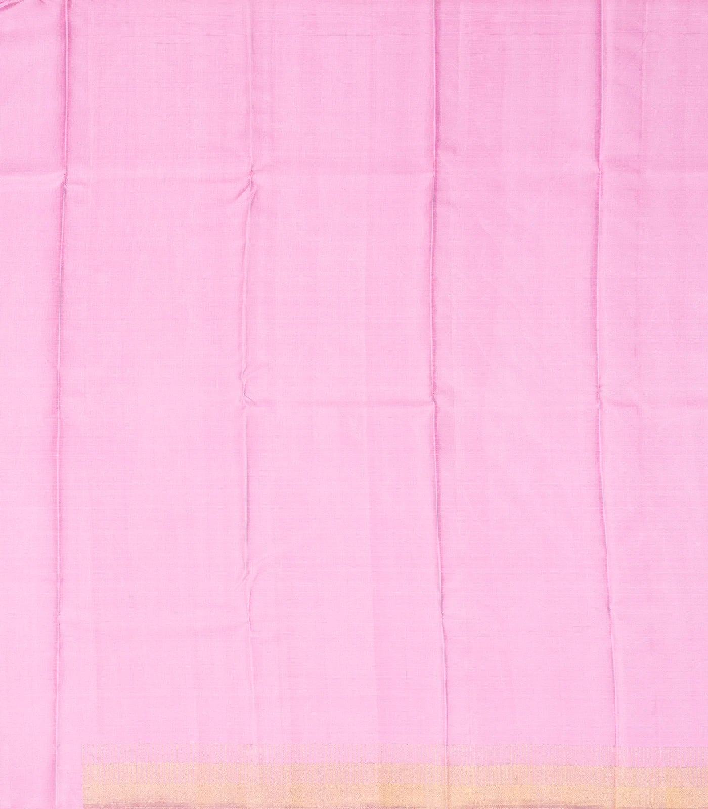 Baby Pink Handloom Kanchipuram Silk Saree With Comb tooth Border