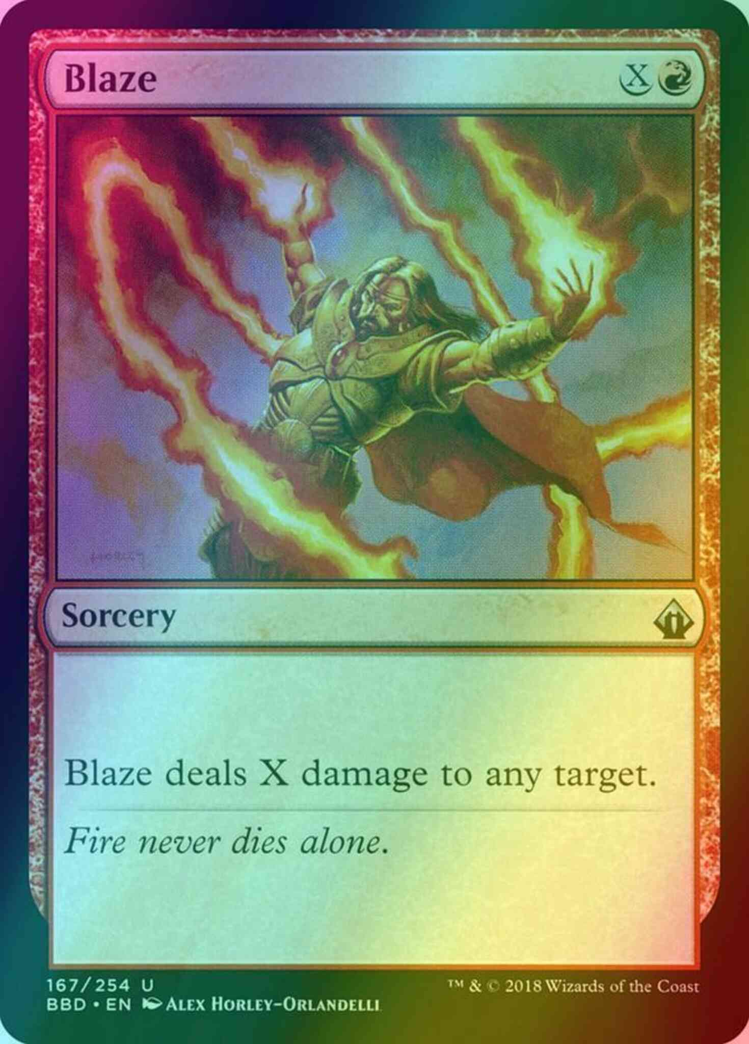 Blaze [167] [Battlebond] [Foil]
