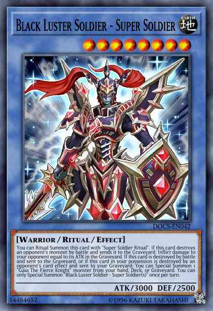 Black Luster Soldier - Super Soldier - DOCS-EN042 - Ultra Rare - 1st Edition