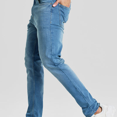 Blue Tapered Fit Jeans