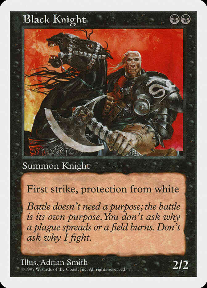 Black Knight [143] [Fifth Edition] [Non-Foil]